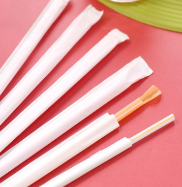 Spoon Straws Paper Wrapped
